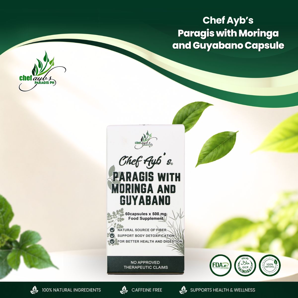 Paragis with Moringa and Guyabano Capsules