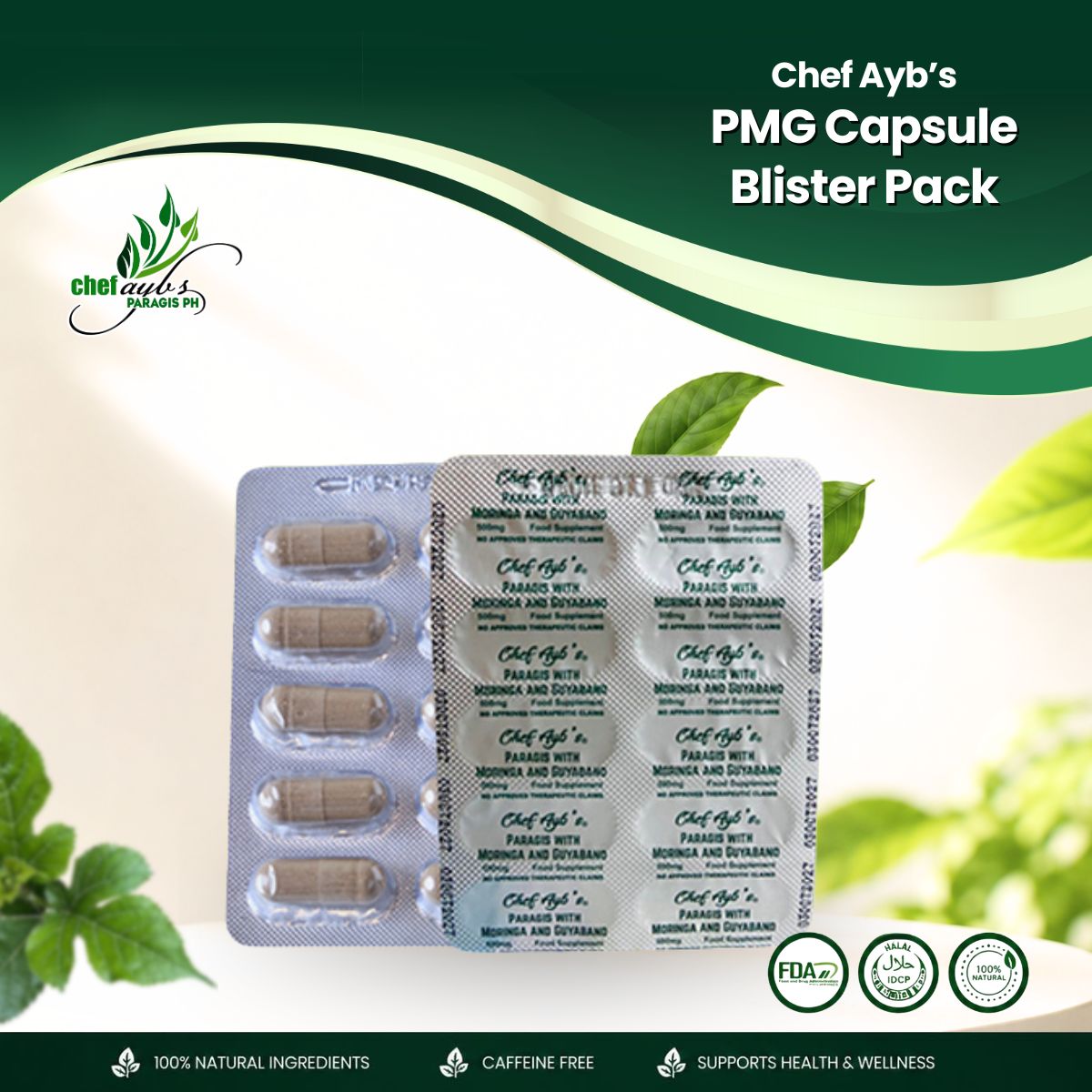 Paragis with Moringa and Guyabano Capsules