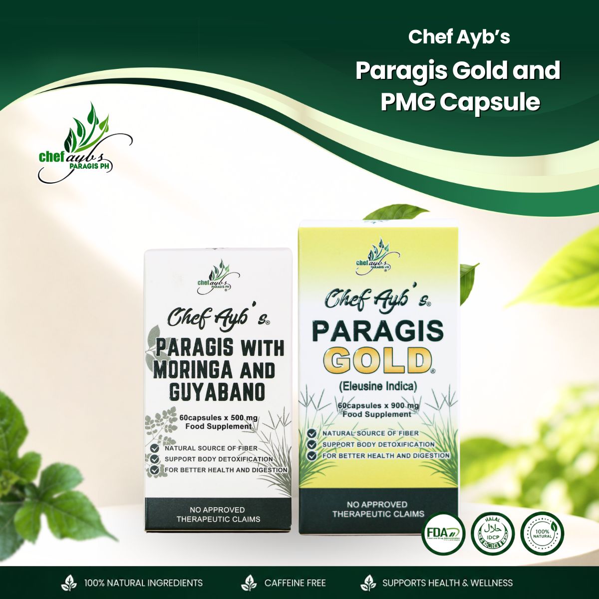 Paragis with Moringa and Guyabano Capsules